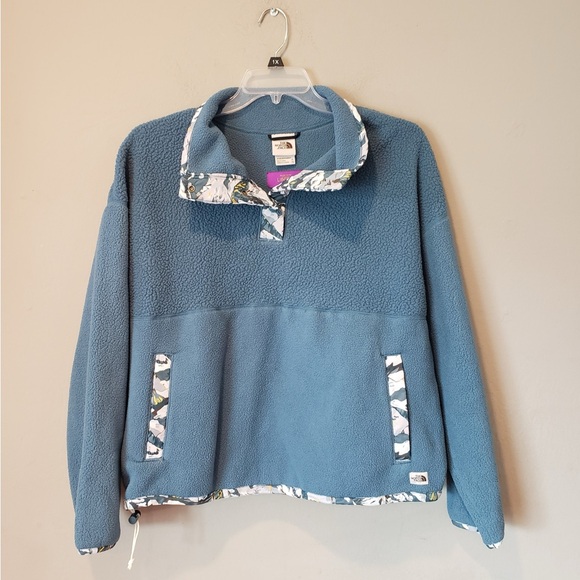 The North Face Blue Fleece Jacket - Picture 4 of 5